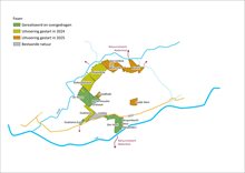 Overzichtskaart projectvoortgang Veenweiden Krimpenerwaard